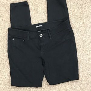 11) Express Zippered 5 pocket Ponte Knit Jean